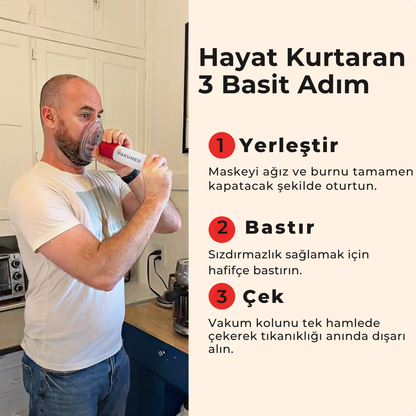 Vakumed™ Boğulma Önleyici Acil Vakum Kiti
